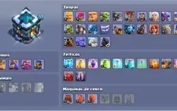 Clash of clãs CV 13 bem upada