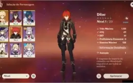 ✨ GENSHIN IMPACT - DILUC 5⭐ AR5-10 ✨ #00003