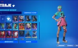 Conta Fortnite 78 Skins, 78 picaretas, 92 mochilas, 350 vbuc