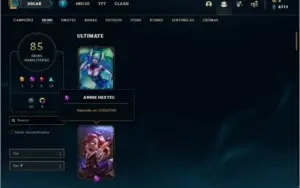 Conta prata 3 com TODOS os champs e 85 skins + 15 Cromas