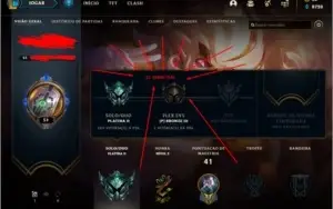 conta de lol Platina 2