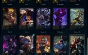 conta de lol Platina 2