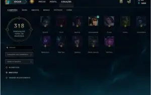 Conta League of Legends 129 Campeões / 52 Skins