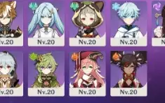 Ar51 Raiden,Kazuha,Cyno,Albedo,Diluc,Qiqi,Alhaitham,Falcão