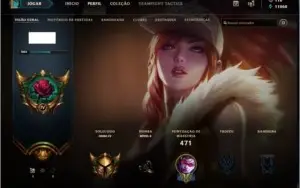Conta LoL Gold IV Diversas skins e icones.