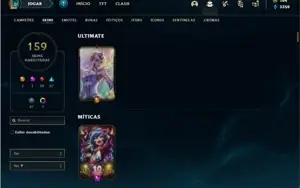 Conta bronze 1 com 130 Champs e 159 Skins