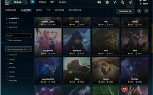 Conta bronze 1 com 130 Champs e 159 Skins