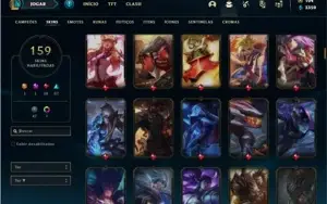 Conta bronze 1 com 130 Champs e 159 Skins