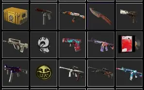 Conta CS com faca e várias skins (VAC BAN)