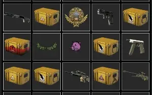 Conta CS com faca e várias skins (VAC BAN)