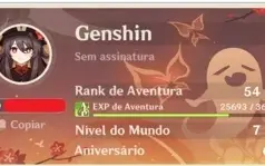 Genshin AR 54 - Hu Tao C1, Xiao, Mona, Eula
