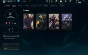 Esmeralda 2 com 40 Champs e 21 Skins + 4 Fragmentos