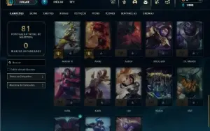 Esmeralda 2 com 40 Champs e 21 Skins + 4 Fragmentos