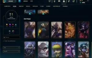 Esmeralda 2 com 40 Champs e 21 Skins + 4 Fragmentos