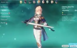 Conta com a personagem 5 estrelas Jean. AR7