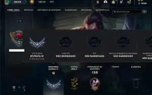 Conta prata 4 com 60 Champs e 25 Skins