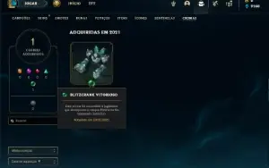 Conta prata 4 com 60 Champs e 25 Skins