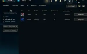 Prata 4 com 30 Champs e 9 Skins