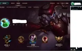 Conta B2 Com 52 Campeões + 2 Paginas de Runas AD+AP Nivel 3