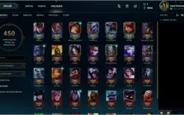 Venda de Conta League of Legends - 139 Champs, 165 skins e +