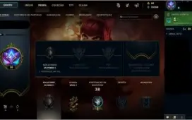 VENDO CONTA DE LOL UNRANKED NA MD10 COM SKINS NUNCA TEVE ELO