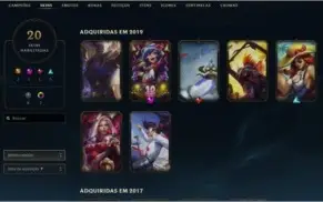 Conta lol mestre upada na mão