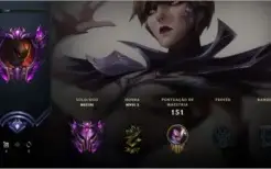 Conta lol mestre upada na mão