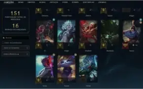 Conta lol mestre upada na mão