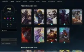 Conta lol mestre upada na mão