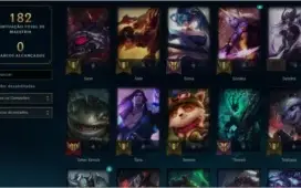 Vendo Conta do League of Legends Unranked com 48 skins