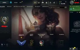 Conta LOL Diamante 4 79% winrate, HANDLVL e FULL ACESSO!
