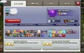 Clash of Clans cv 10 full troca de nome barato