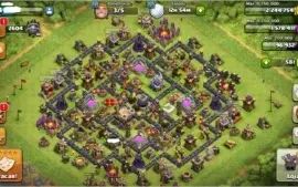 Clash of Clans cv 10 full troca de nome barato