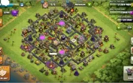 Clash of Clans cv 10 full troca de nome barato