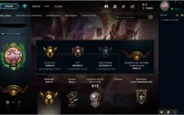 Conta LOL - Ouro 3 - 253 skins TODOS OS CAMPEÕES