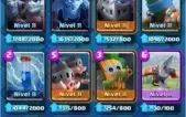 Conta lvl 12 com todas cartas do jogo e 3 anos de jogo.