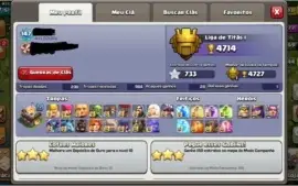 CONTA CLASH OF CLANS CV 11 TOTALMENTE MAXIMIZADA