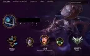 CONTA DE LEAGUE OF LEGENDS