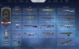 Conta de valorant ( 20k VP) + Rank Gold + Skins + Passe, etc