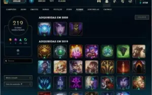 CONTA DE LOL BARATA COM MUITAS SKINS PARA VENDA RAPIDA