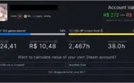 Conta Steam 130 JOGOS