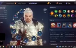 Conta Mir4 TOP 3 guerreiro, 88k CP lv72, 3 pet epico