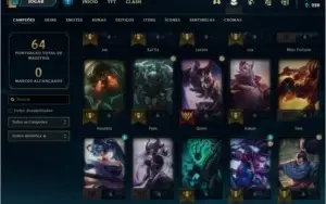 Conta LOL - Mestre, win rate alto de 84%, mmr alto