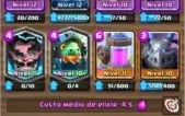 Conta Clash Royale Xp12 // Todas As Cartas // Arena Lendária