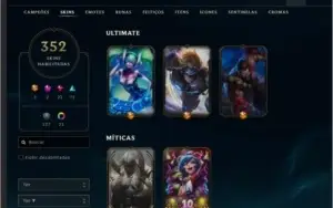 Conta League Of Legends desde 2012 + de 350 skins