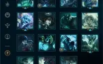 Conta smurf diamante 4, 60% de win rate e vários espólios.