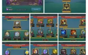 Conta t4 com 300k de gemas, 2 skins de castelo top
