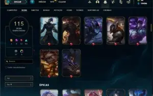 Conta Main jg LV 255/115 Skins