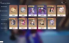 Seele, Jing Y, Himeko, A. Bailu +6.4k de jades - Honkai Star