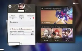 Seele, Jing Y, Himeko, A. Bailu +6.4k de jades - Honkai Star